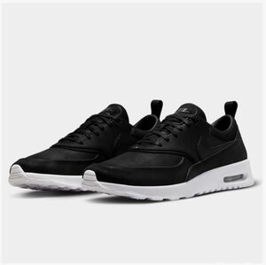 NIKE Air Max Thea Black & White Women's Sneakers Size 7.5